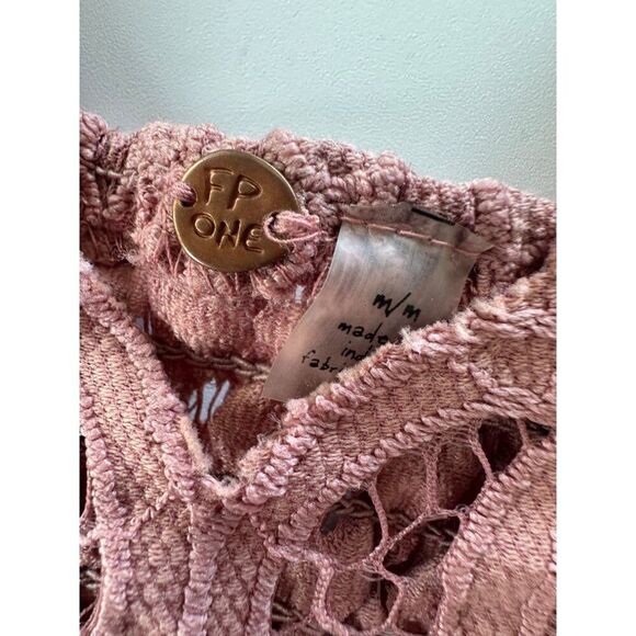 Free People Adella Lace Bralette Mauve Pink Women's Medium - Picture 3 of 4